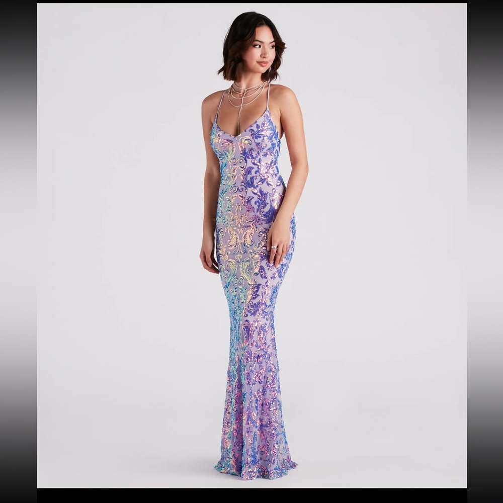 Windsor Multicolor Prom Dress